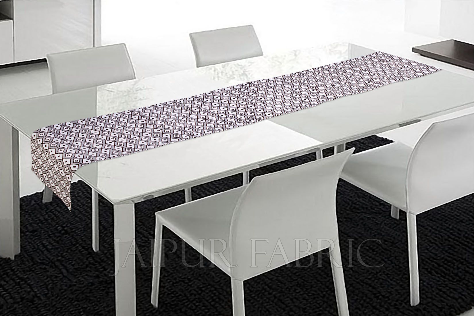 Gray Dining Table Runner