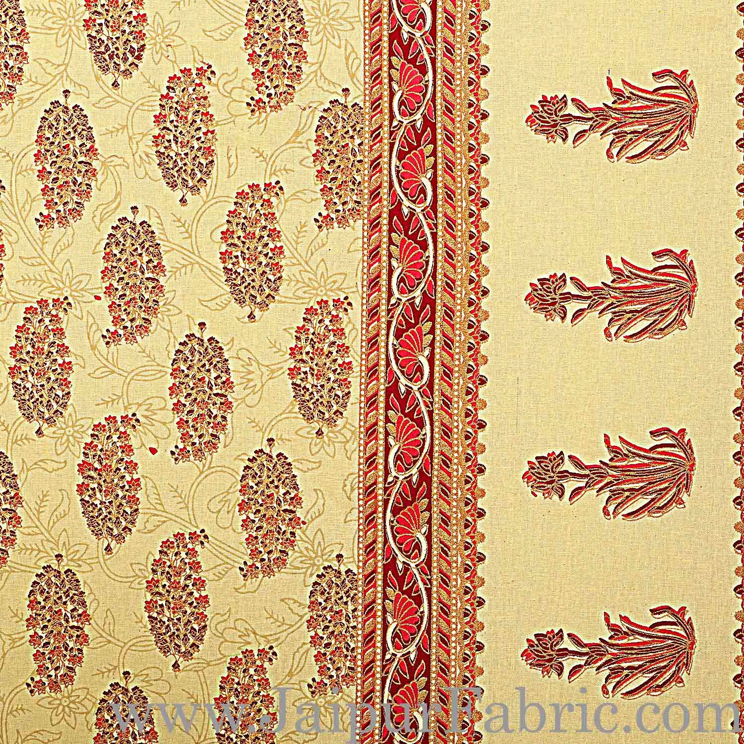 King Size Double Bedsheet  Hand Block Print Super Fine Cotton