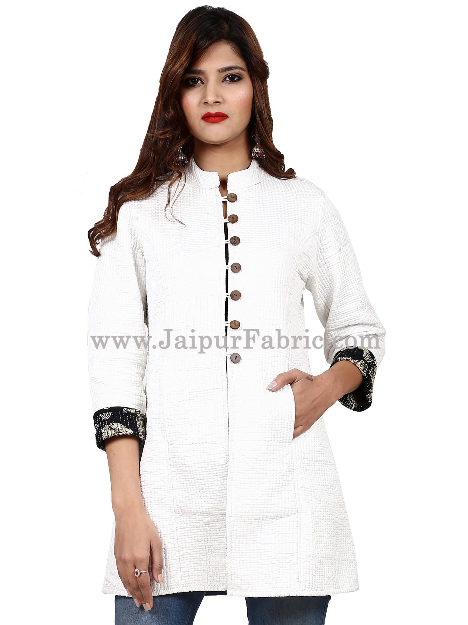 Women White Jacket