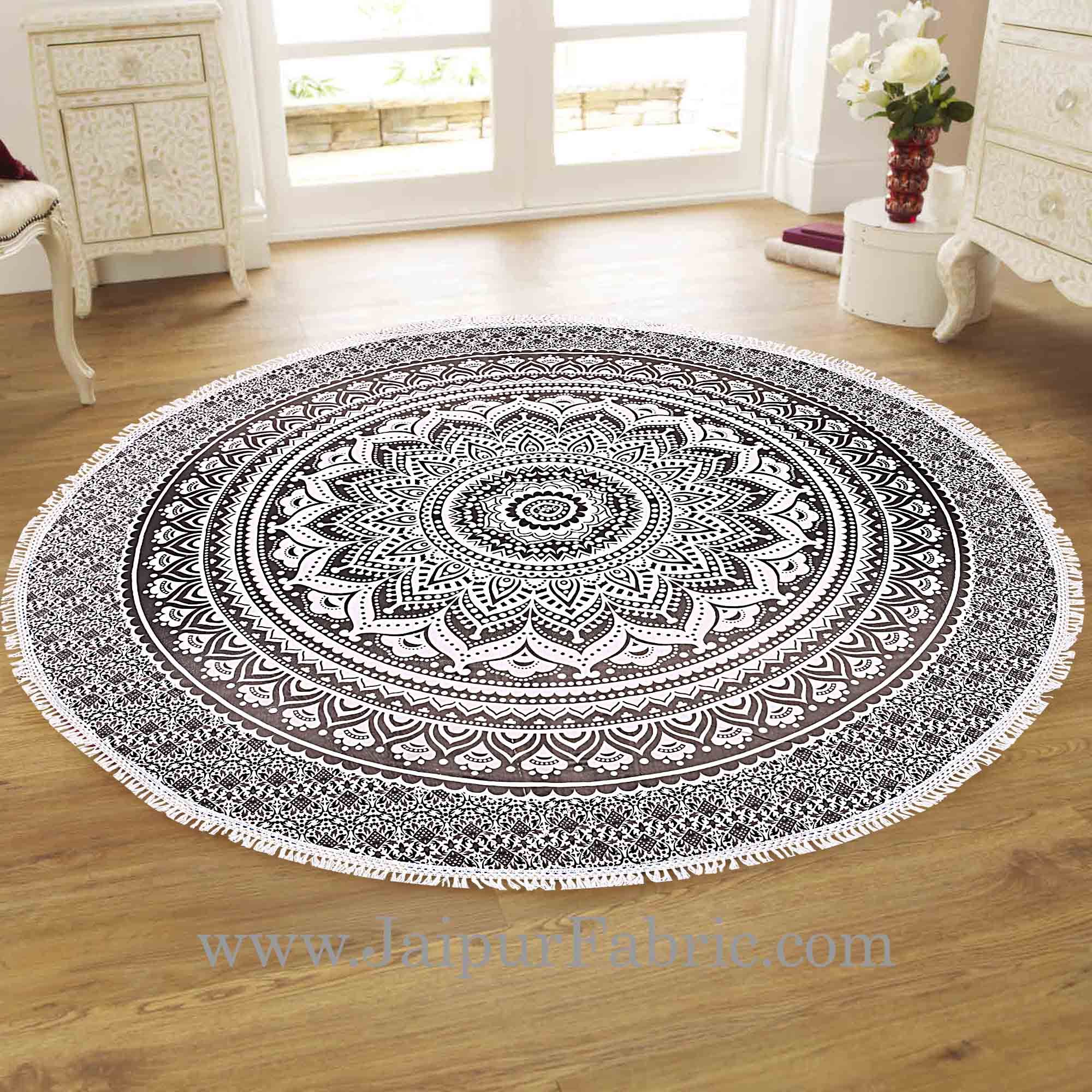 Black and White Mandala Roundies