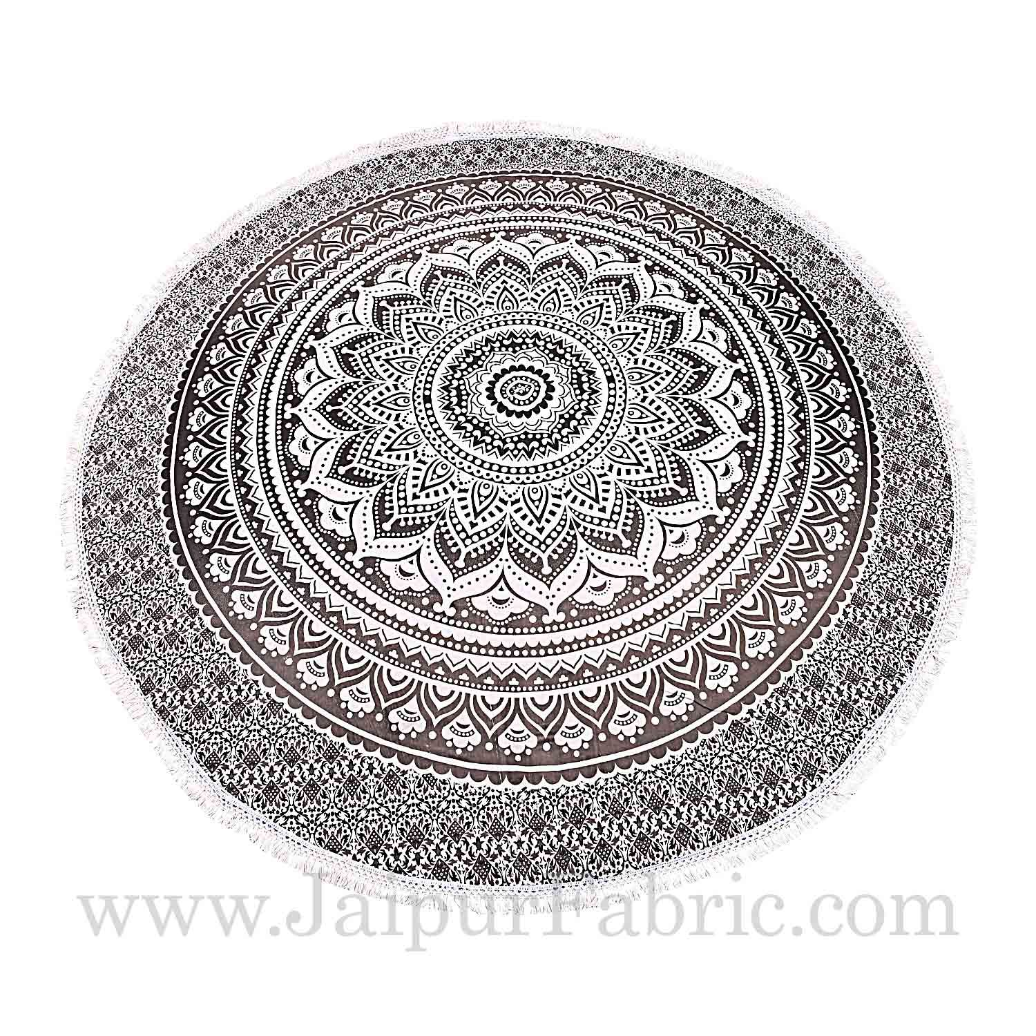 Black and White Mandala Roundies