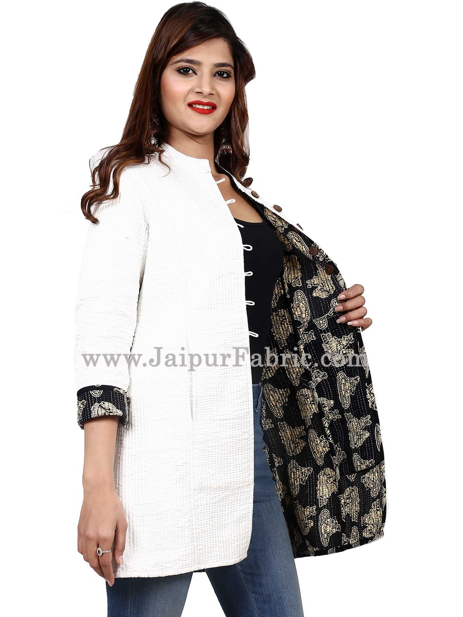 Women White Jacket