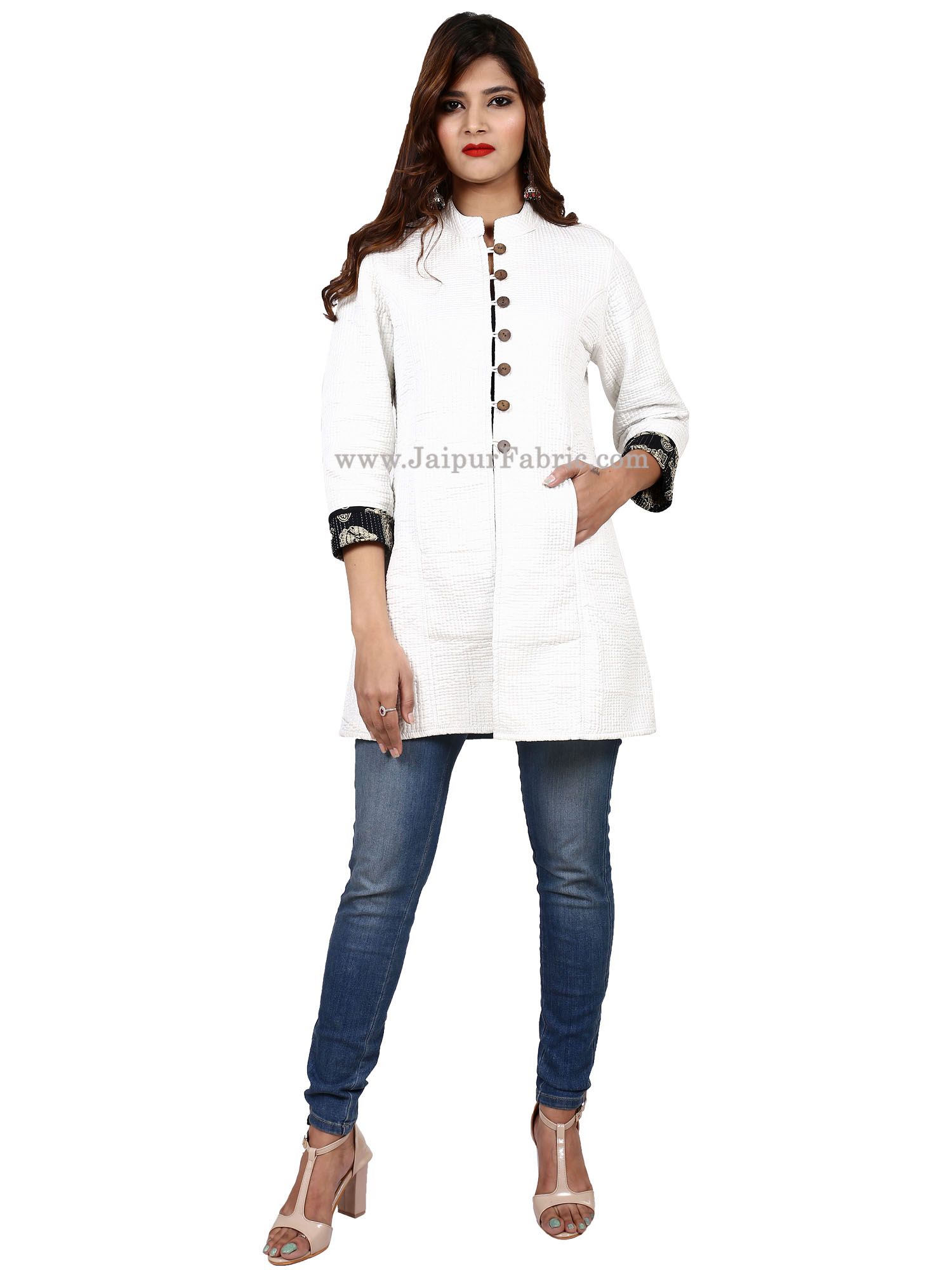 Women White Jacket