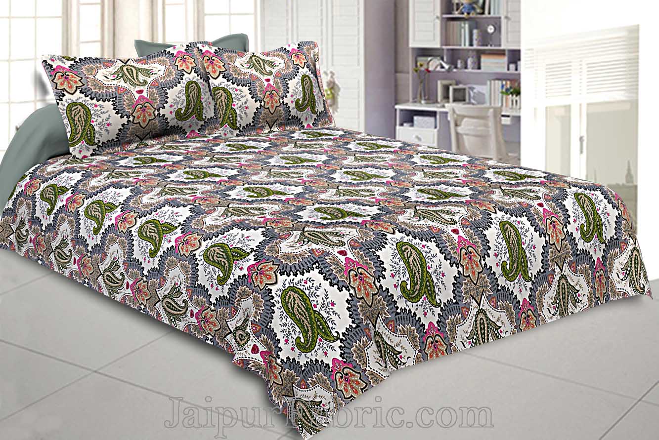 Double Bedsheet Twill Cotton Breath Easy Nature Love Greenwood