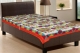 Orange Border With Brown and Blue Elephant Print Single Bedsheet