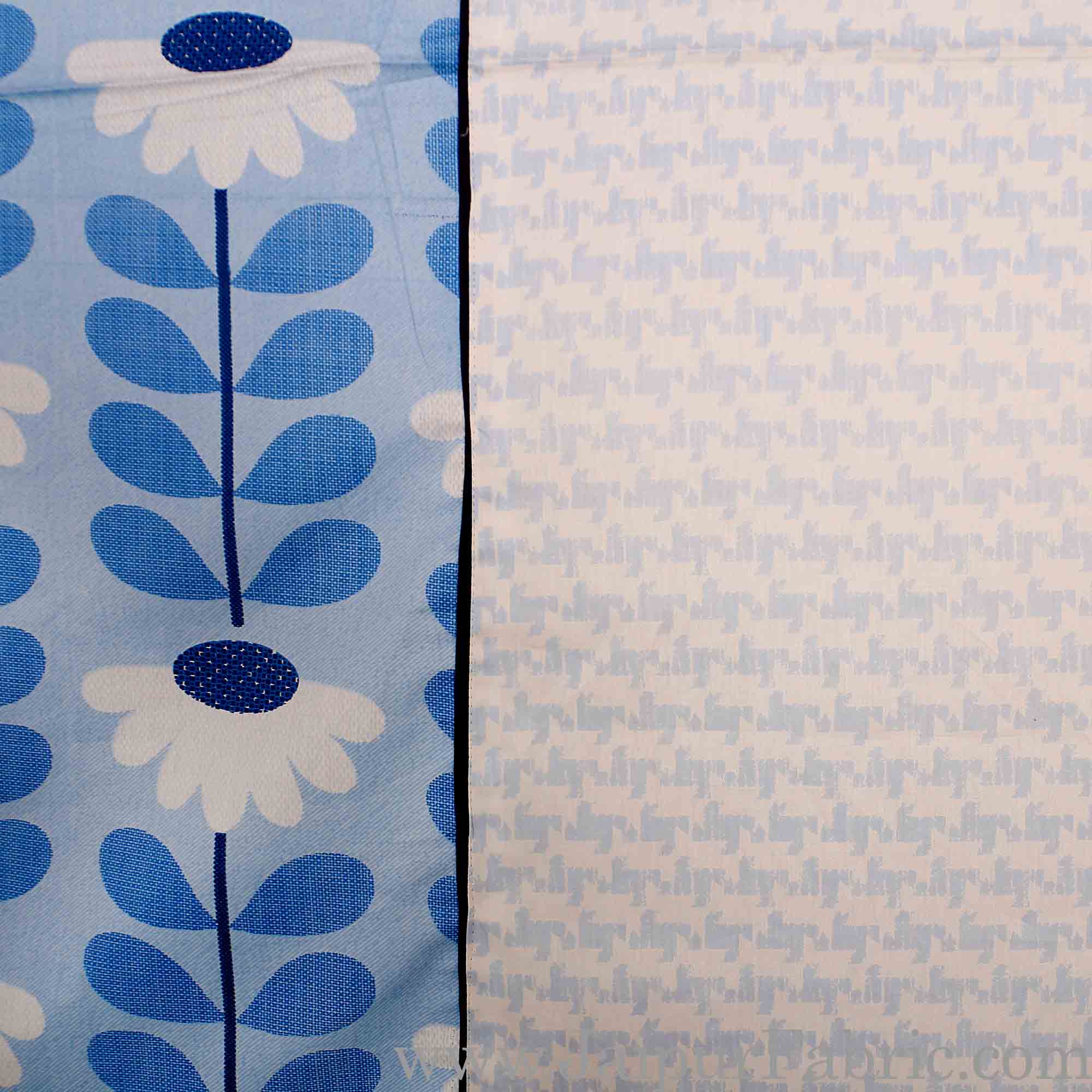 Serene Sky blue Double Bedsheet