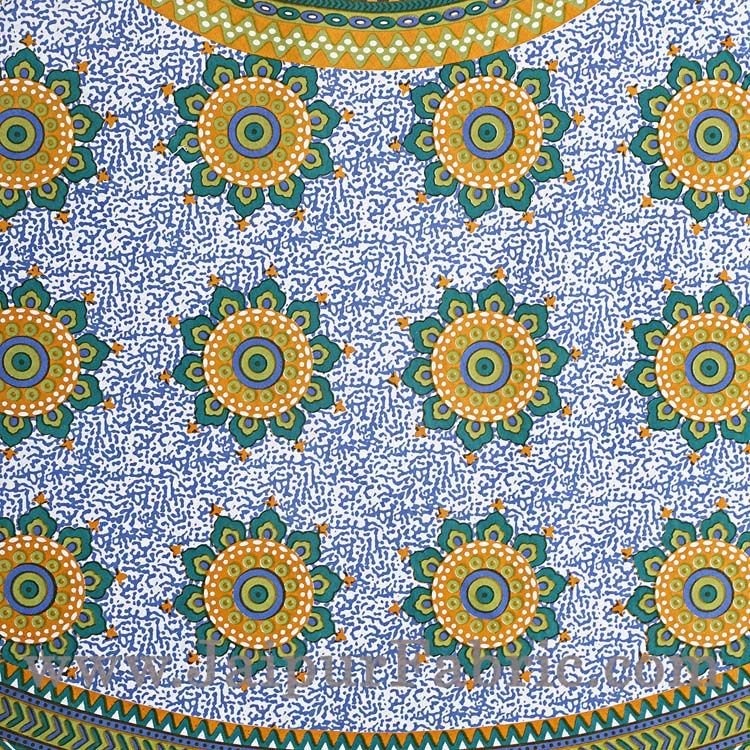 Paisley Blue Double Bedsheet