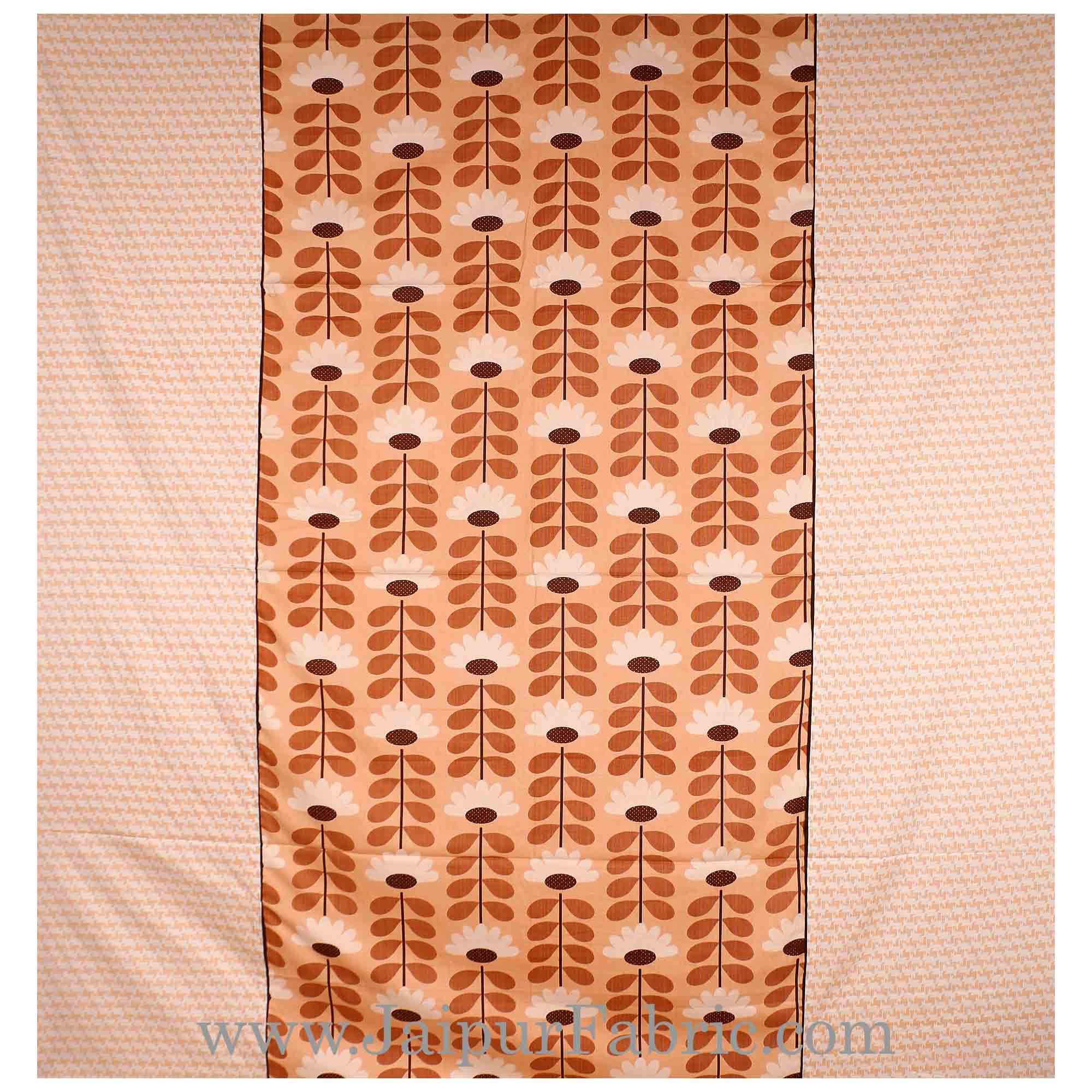 Awesome Apricot Double Bedsheet