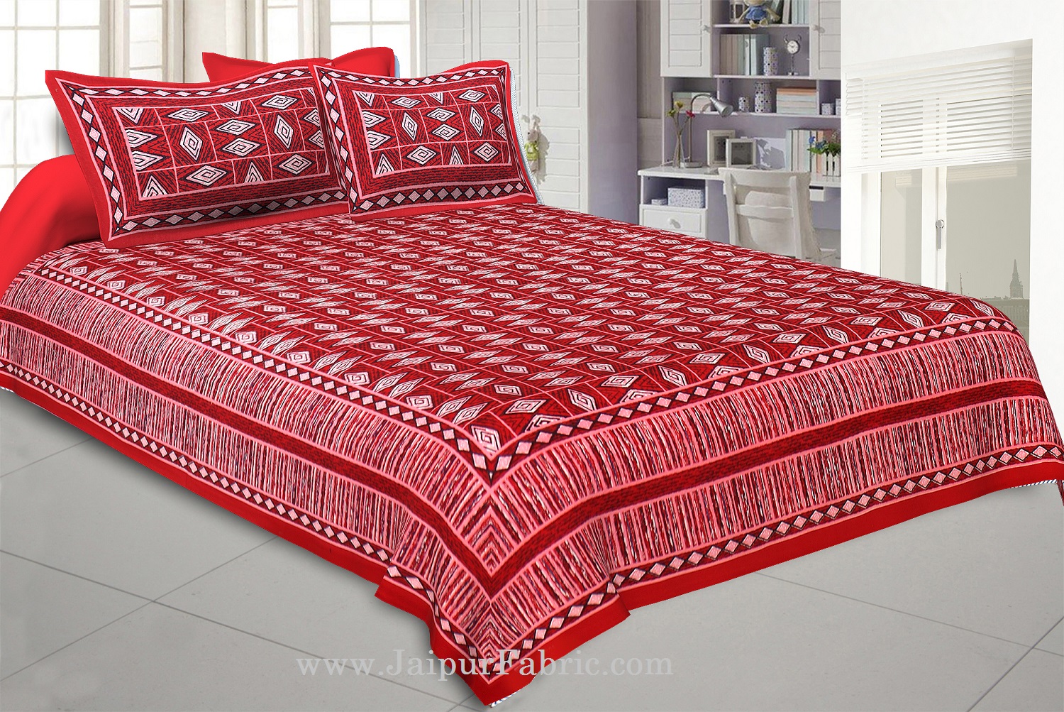 Dainty Diamond Double Bedsheet