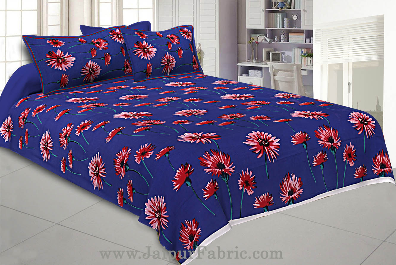 COMBO111 Beautiful Multicolor 4 Bedsheet + 8 Pillow Cover