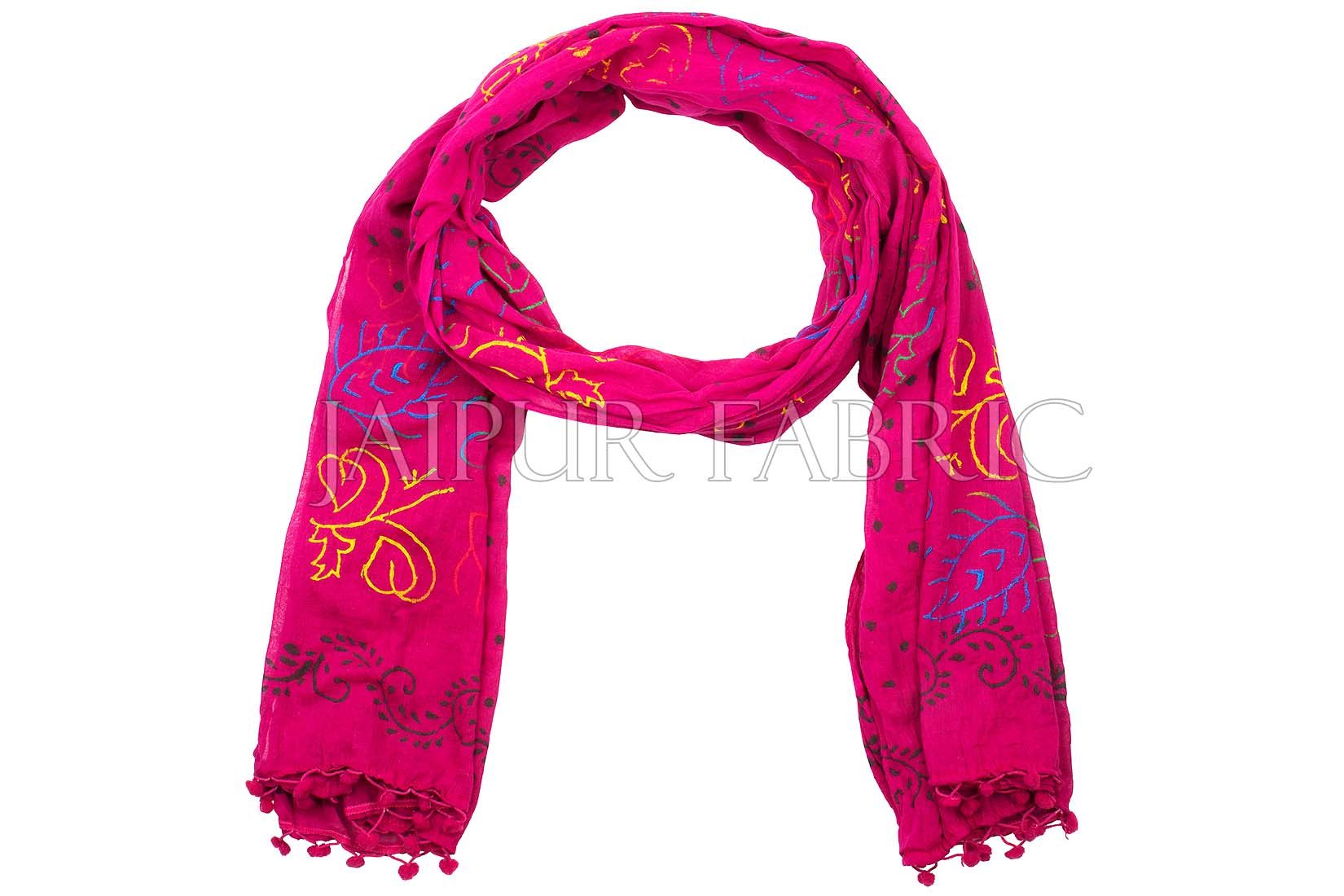 Magenta Printed Stole