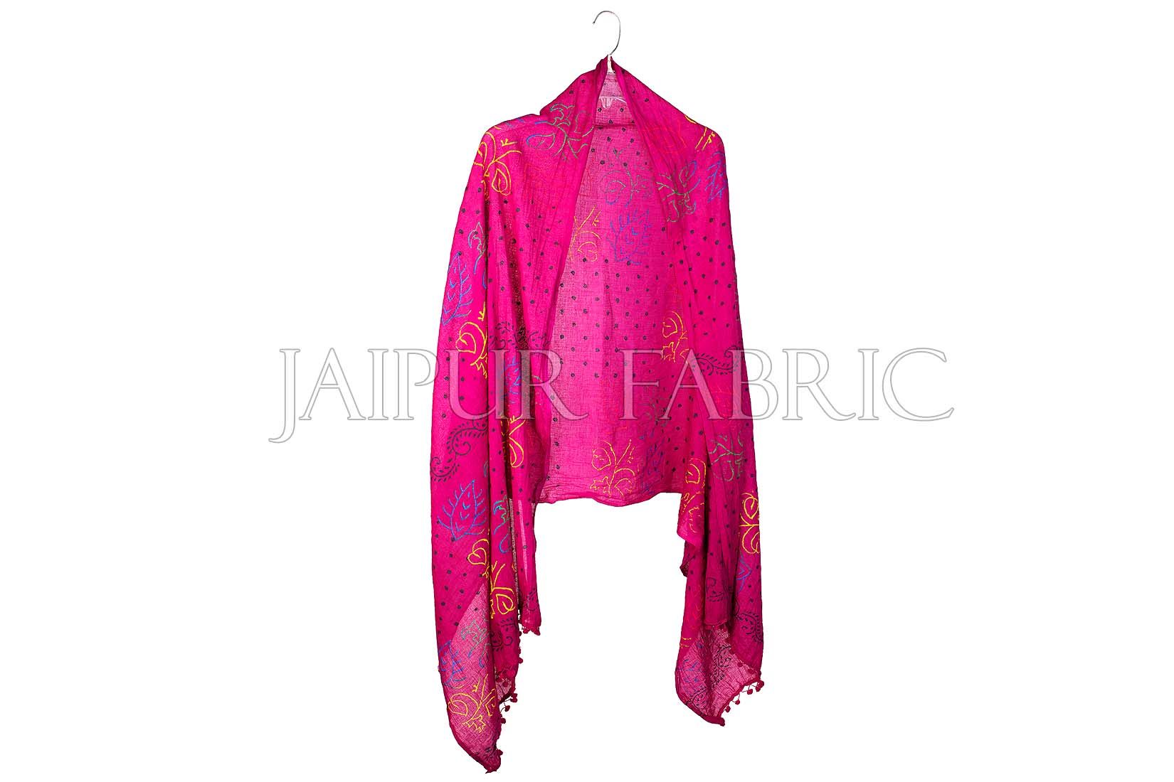 Magenta Printed Stole