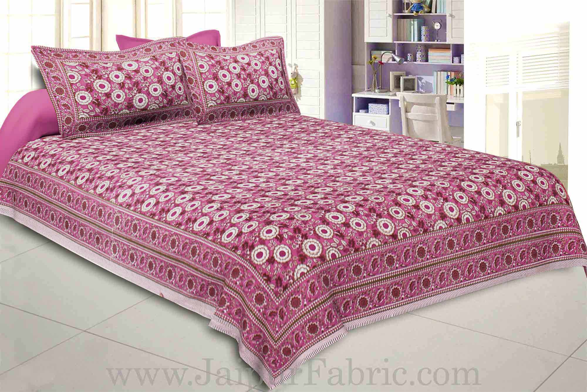 Sparkling Motif Double Bedsheet