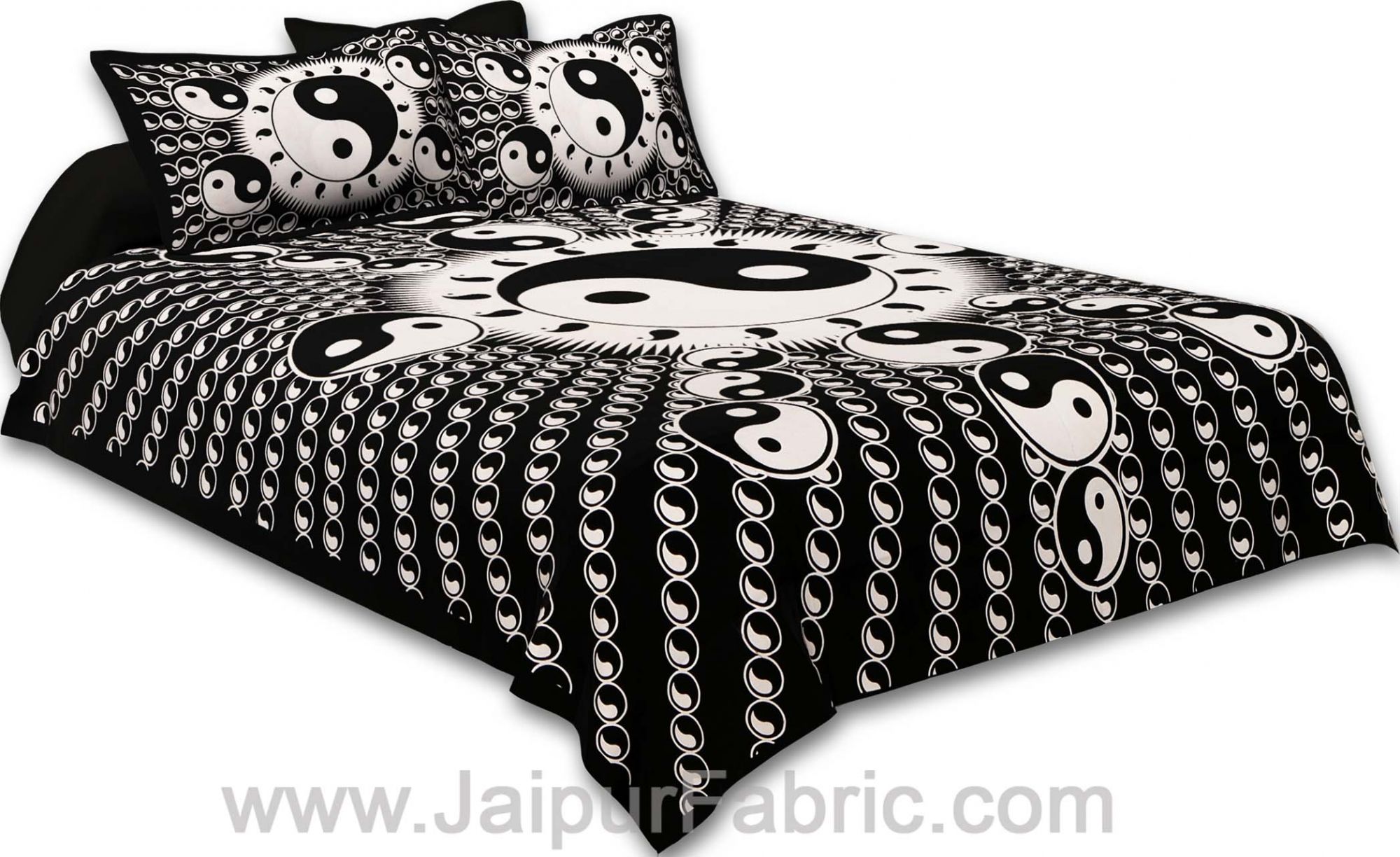 COMBO64- Set of 1 Double Bedsheet and  1 Single Bedsheet With  2+1 Pillow Cover