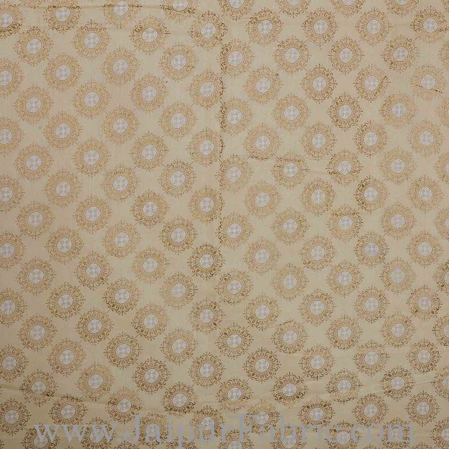 Muslin Cotton Single bed Reversible mulmul Dohar with pastel hand block print