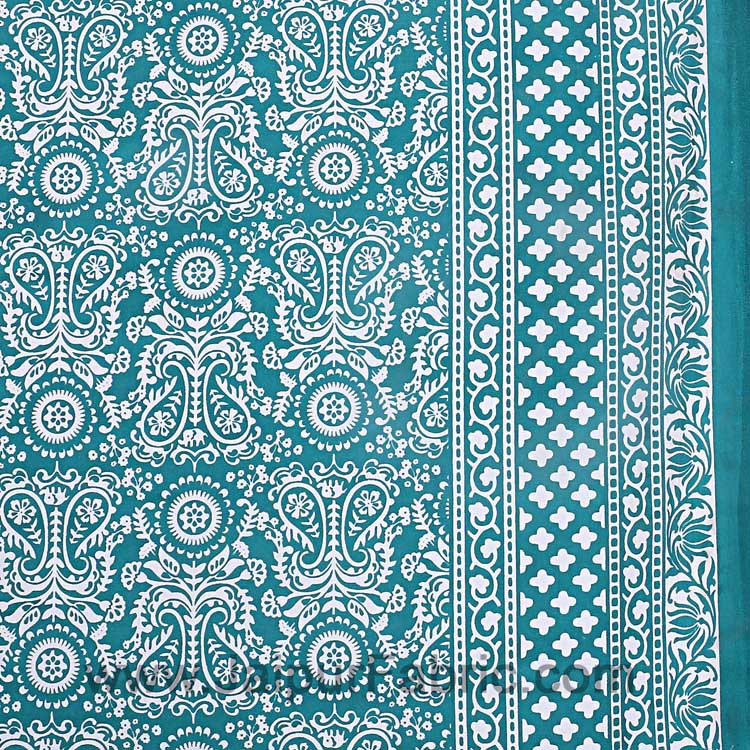 Sea Green Pleasing Paisley