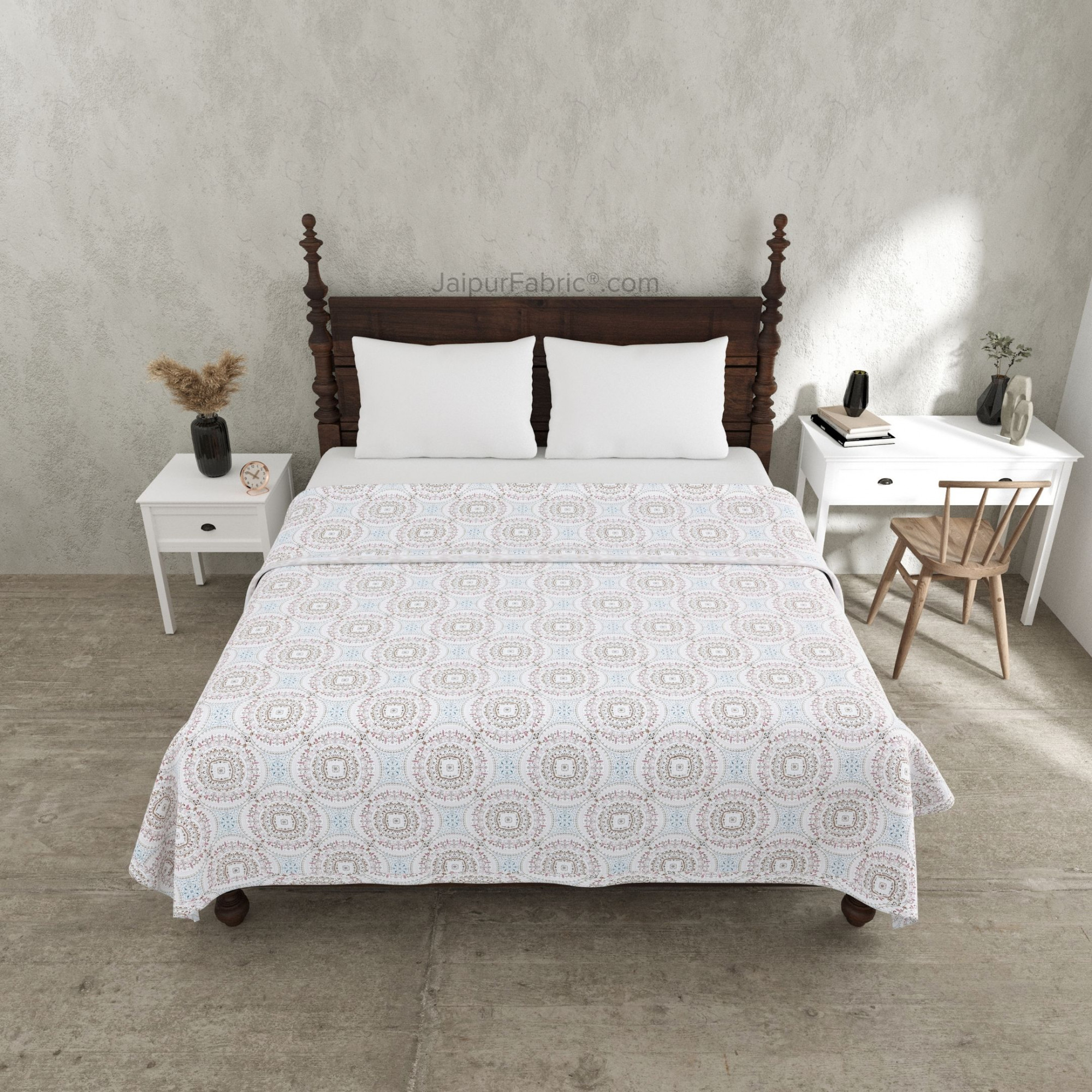 The Iconic Brown Cotton Reversible Double Bed Dohar