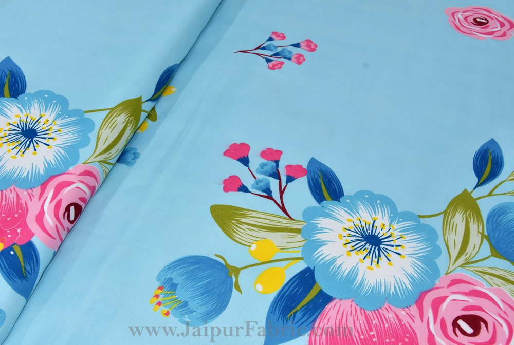 Heaven Bliss Premium Poly Cotton Double Bedsheet