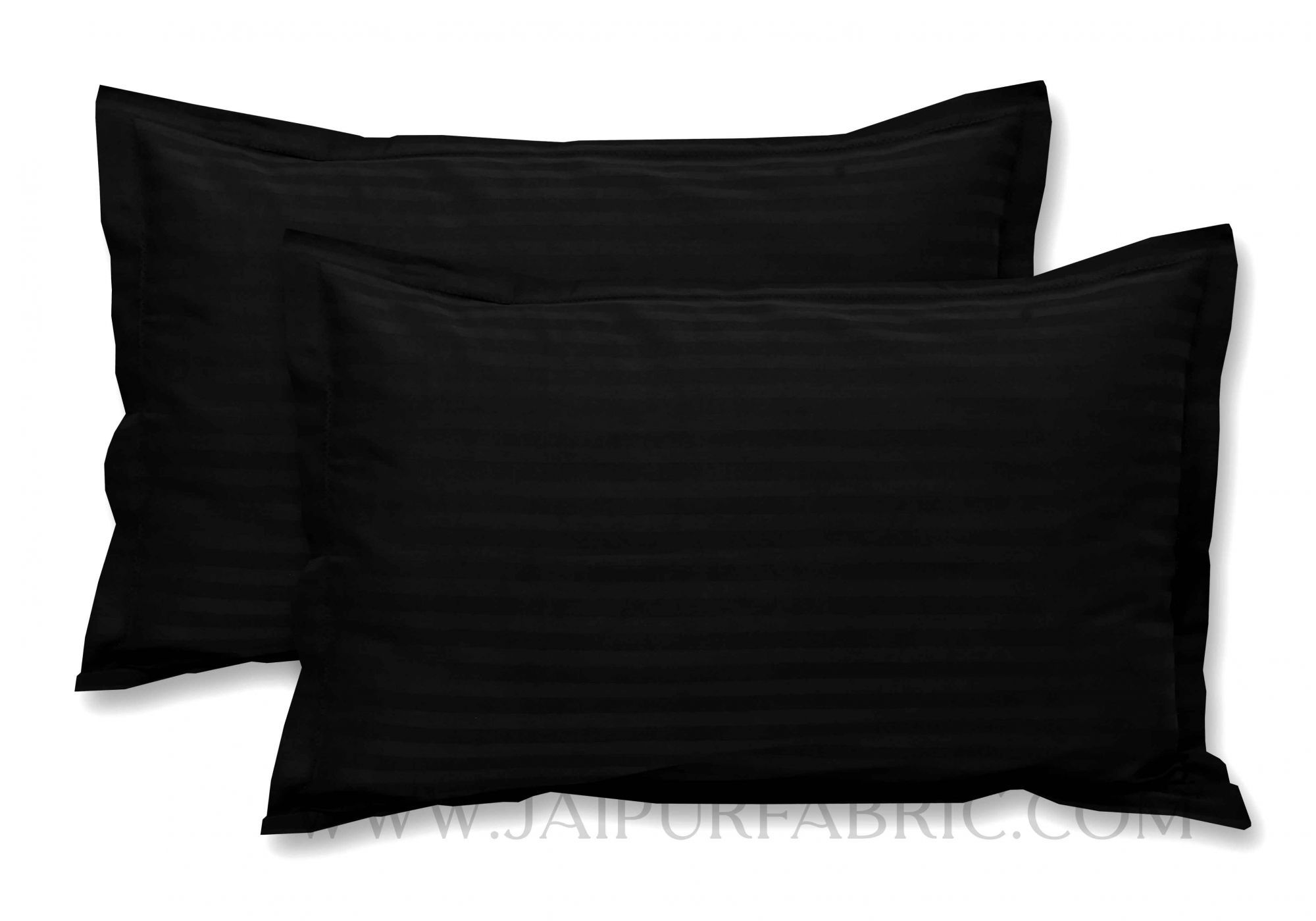 Black Color Pillow Cover Pair