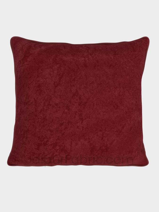 Maroon Decorative Super Soft Velvet Cushion Cover