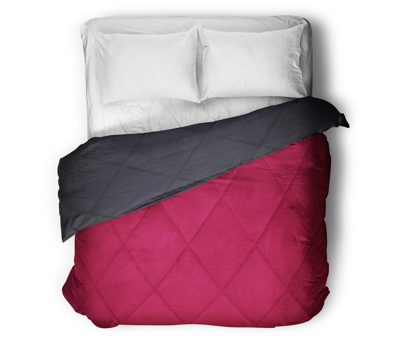 Red-Grey  Double Bed Comforter