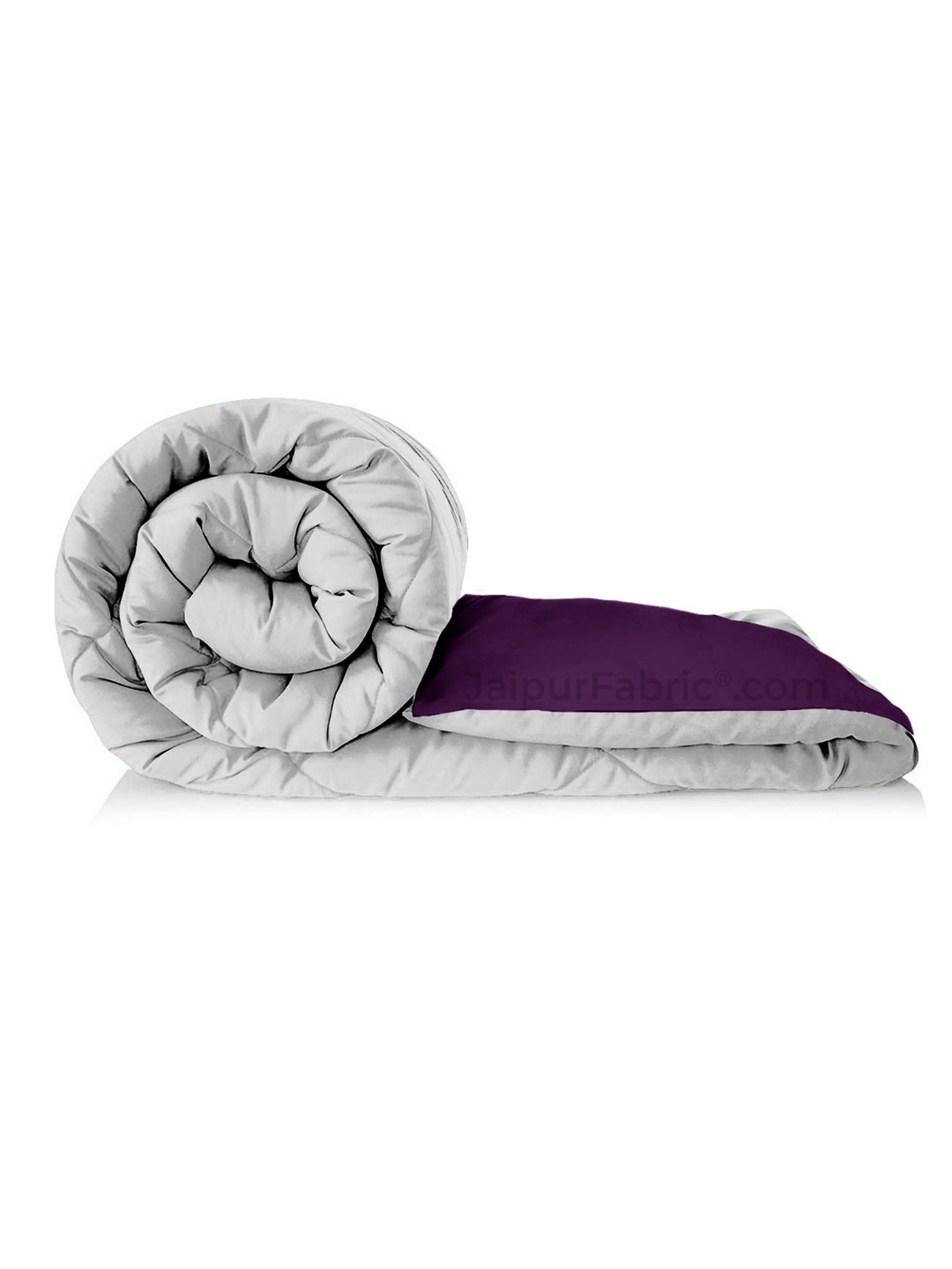 Grey-Purple Double Bed Comforter