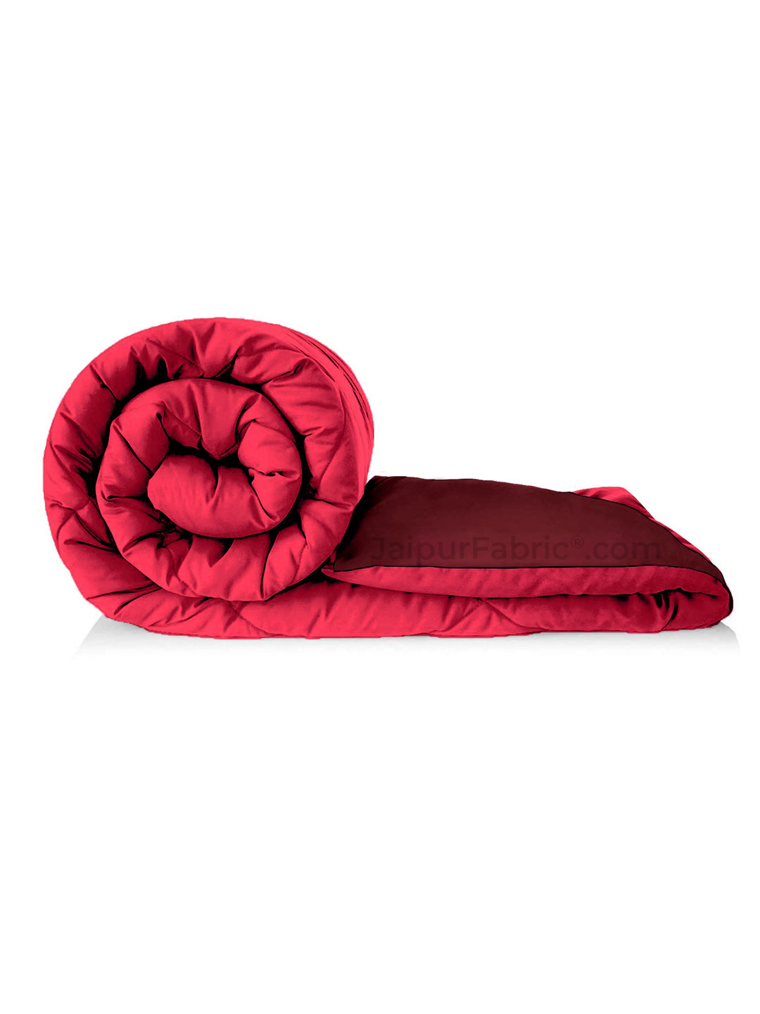 Maroon - Pink Single Bed Comforter