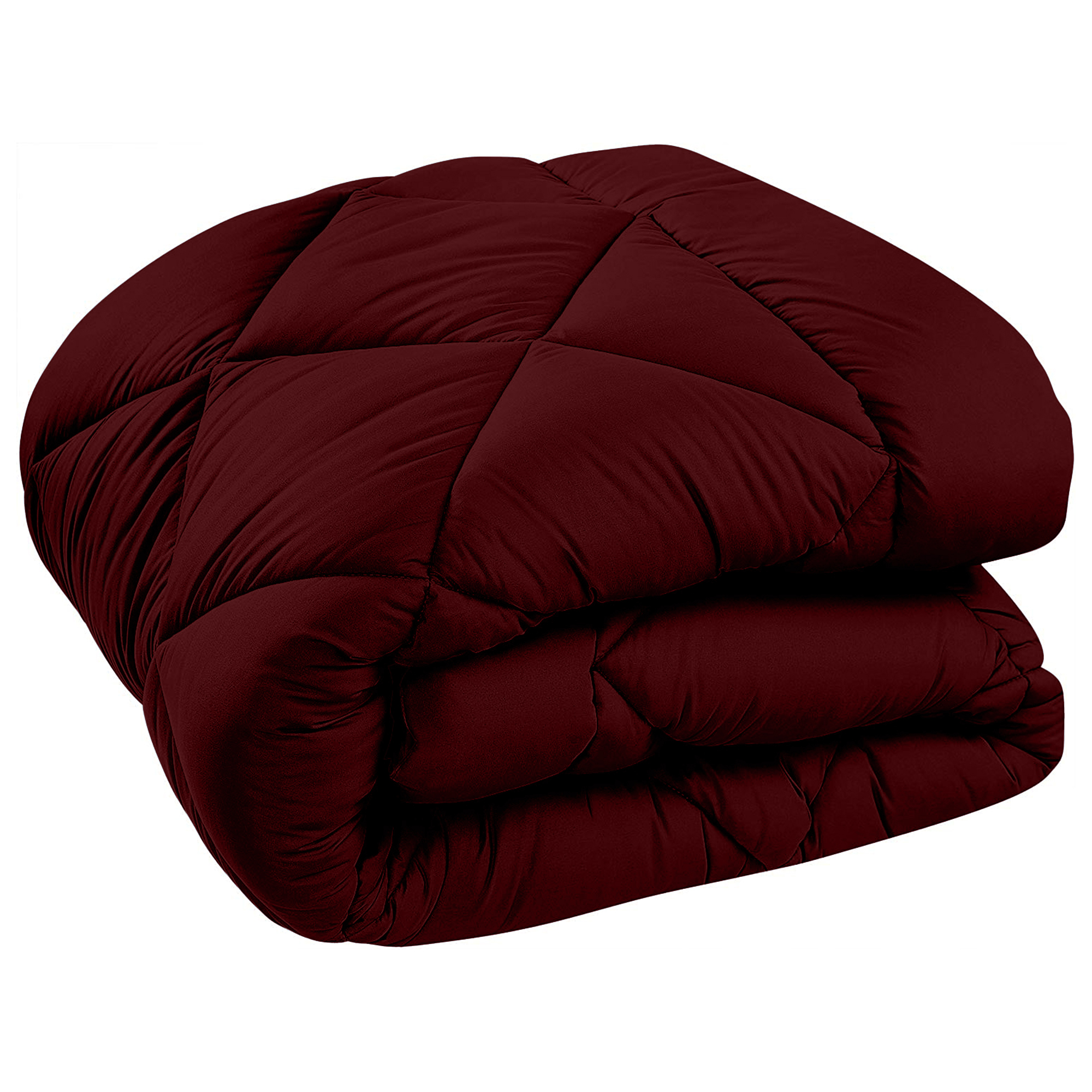 Maroon-Grey  Double Bed Comforter