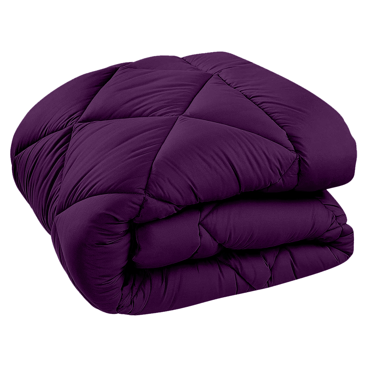 Purple Light Grey Double Bed Comforter