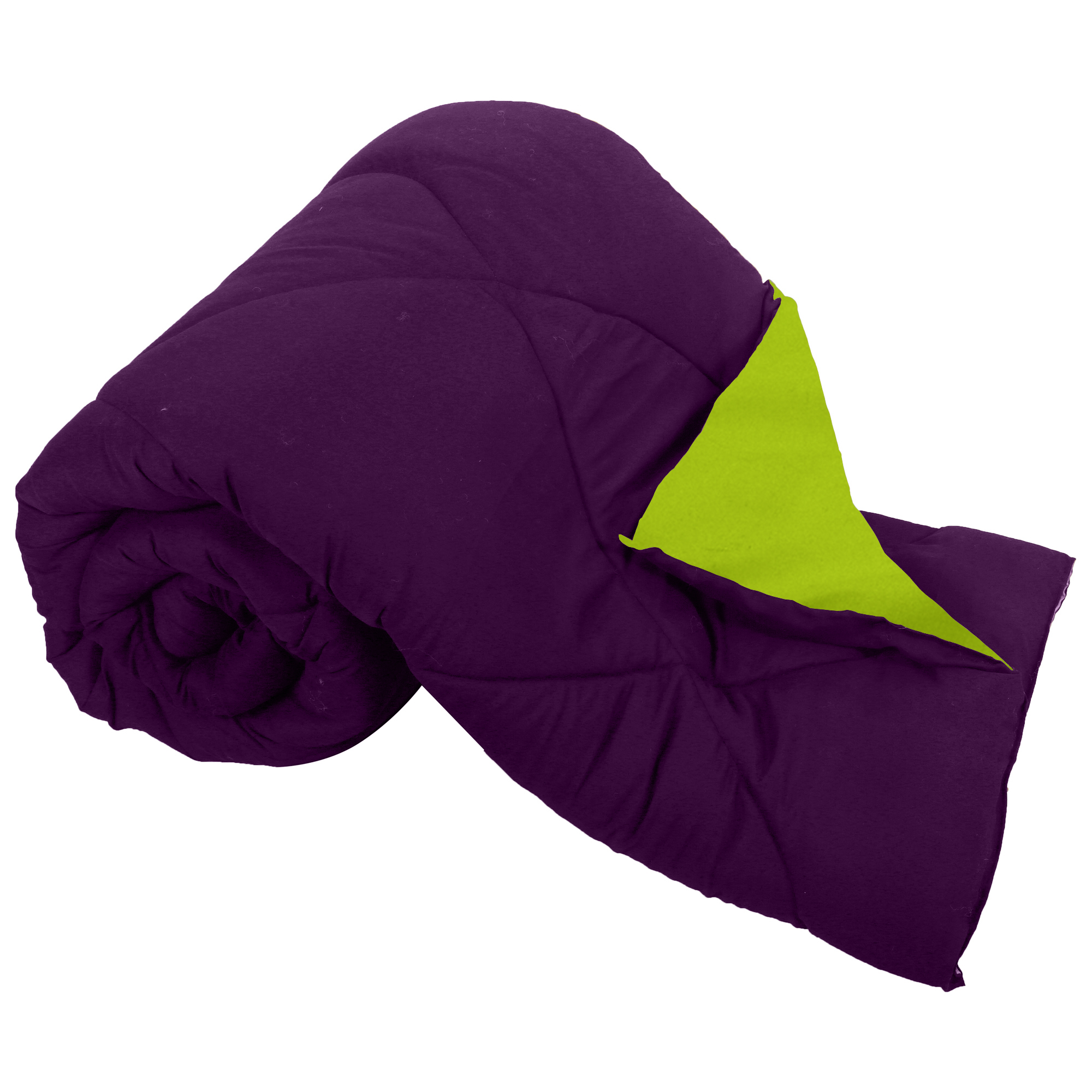 Purple Green Double Bed Comforter