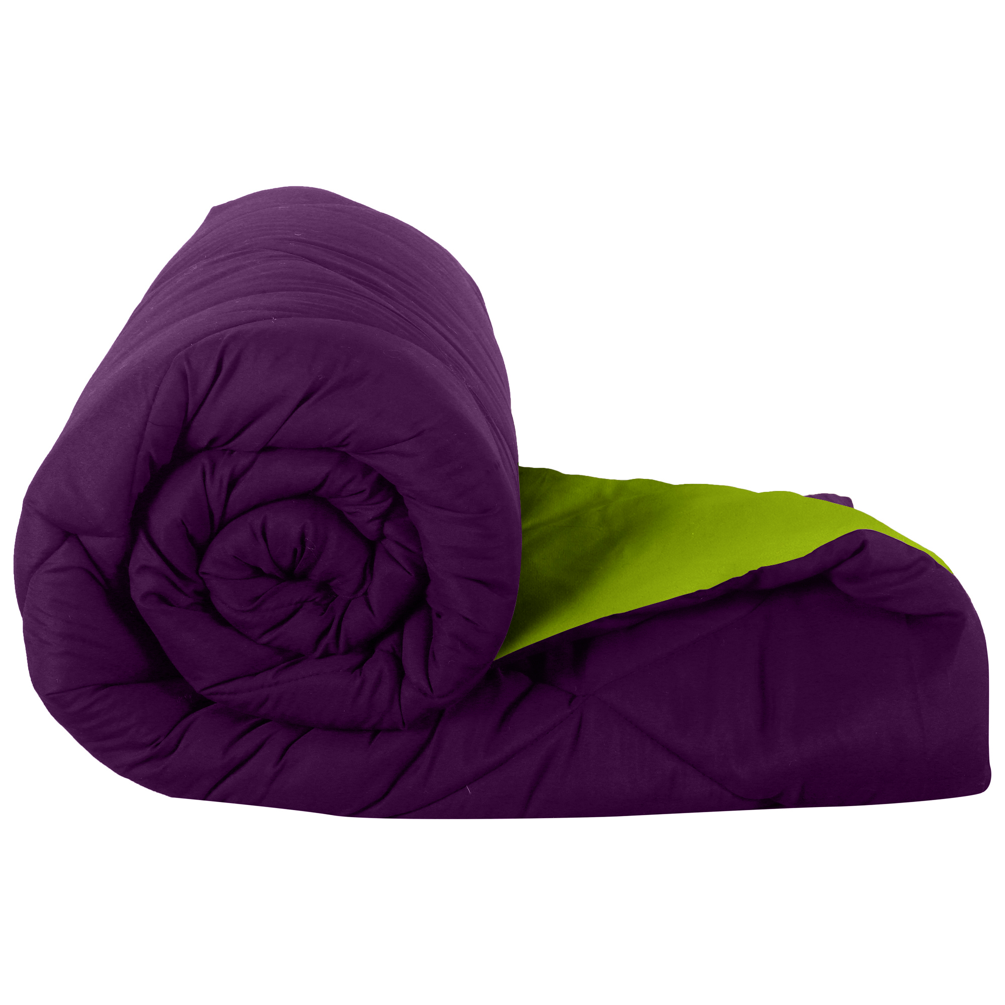 Purple Green Double Bed Comforter