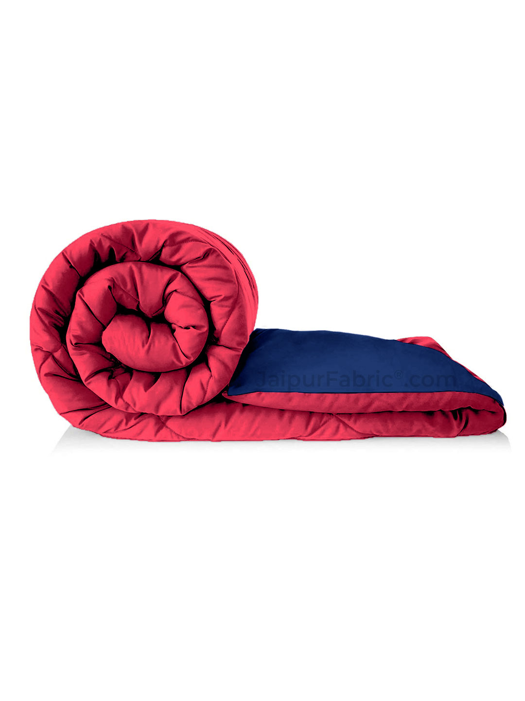 Dark Pink Navy Blue Single Bed Comforter