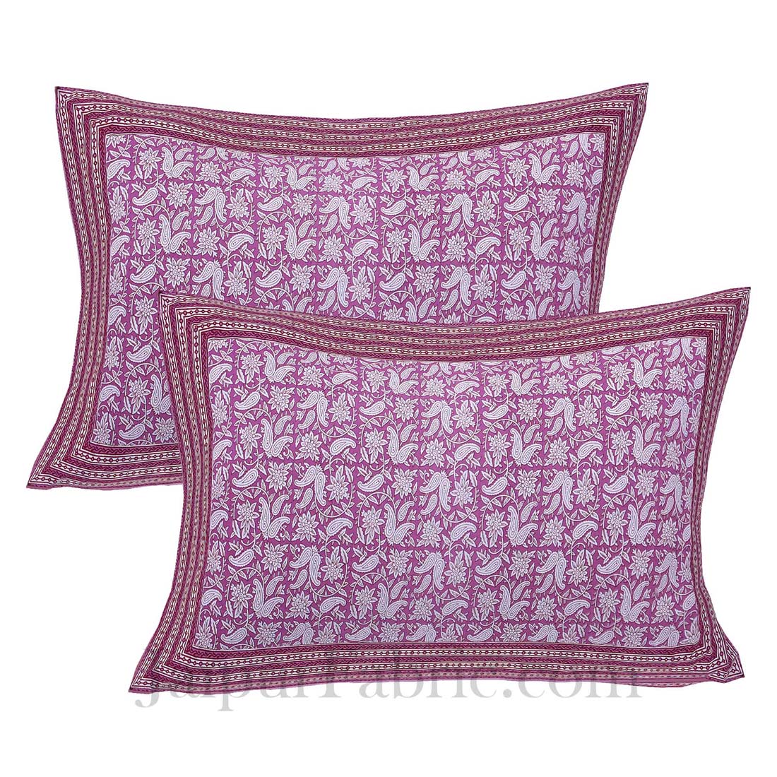 Floret Kingdom Pink Double Bedsheet