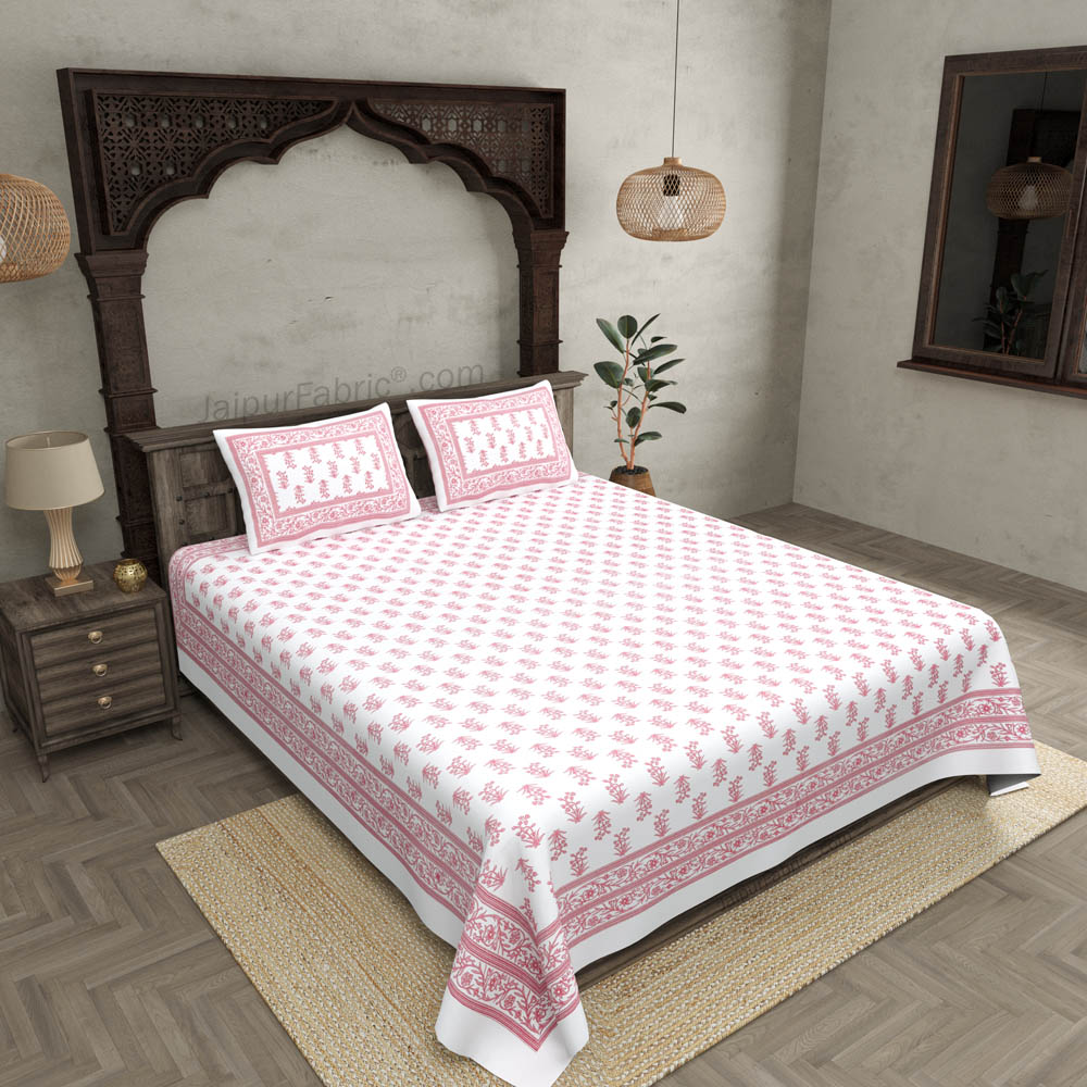 Floral Bliss Double Bedsheet