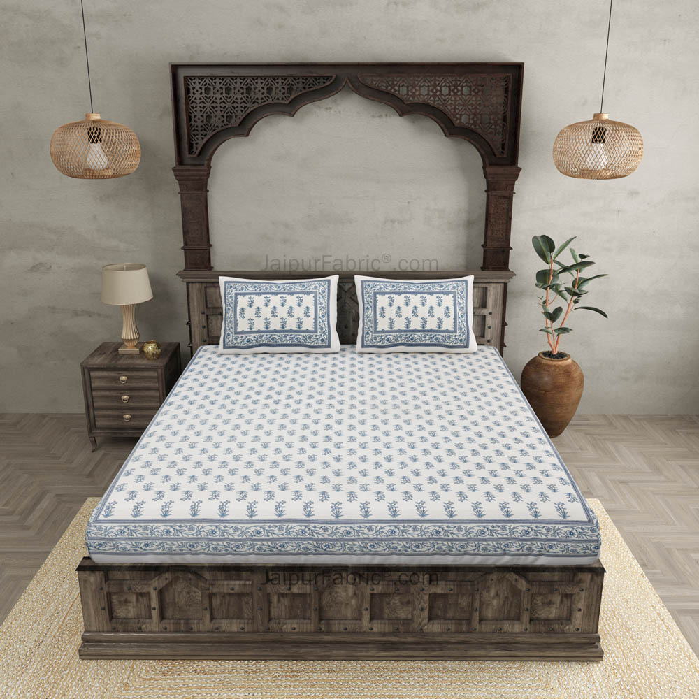 Kingdom Of Blue Double Bedsheet