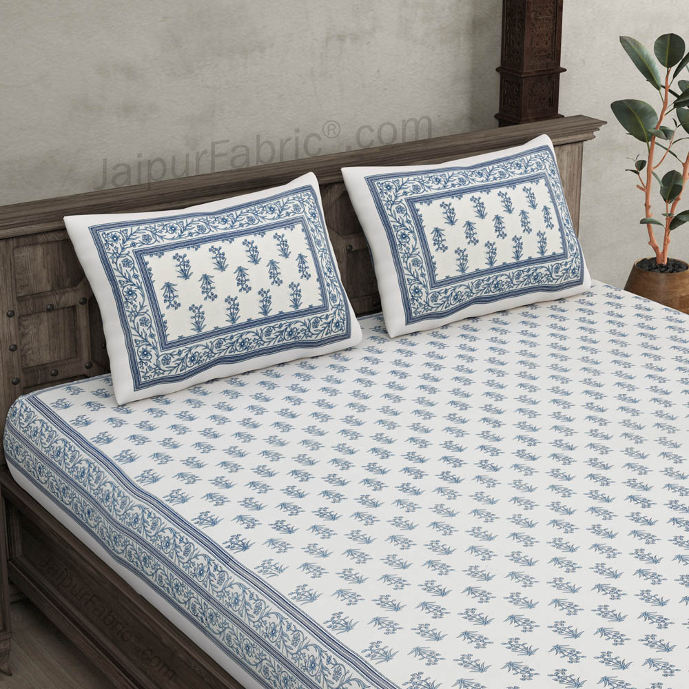 Kingdom Of Blue Double Bedsheet