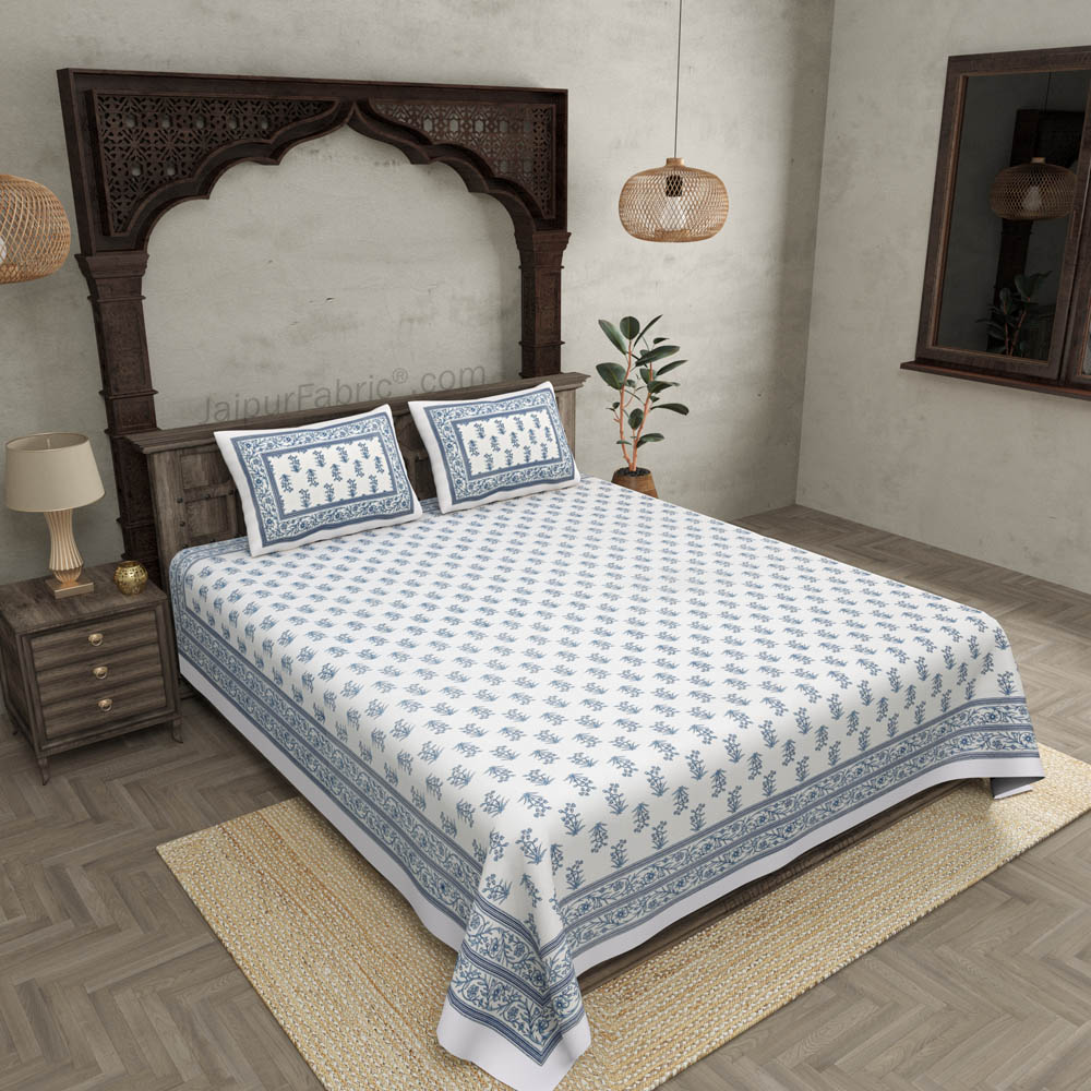 Kingdom Of Blue Double Bedsheet