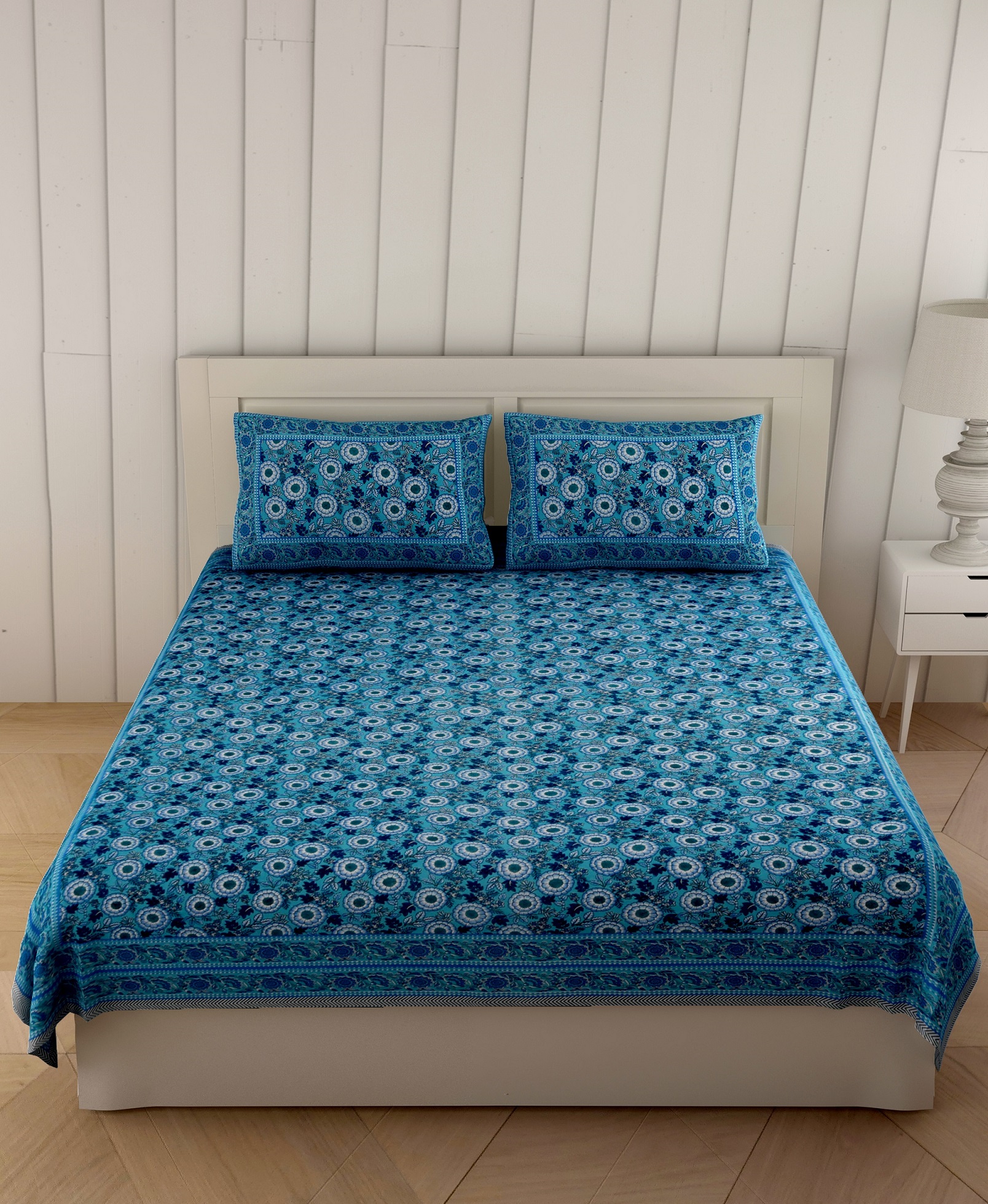 Majestic Motif Double Bedsheet