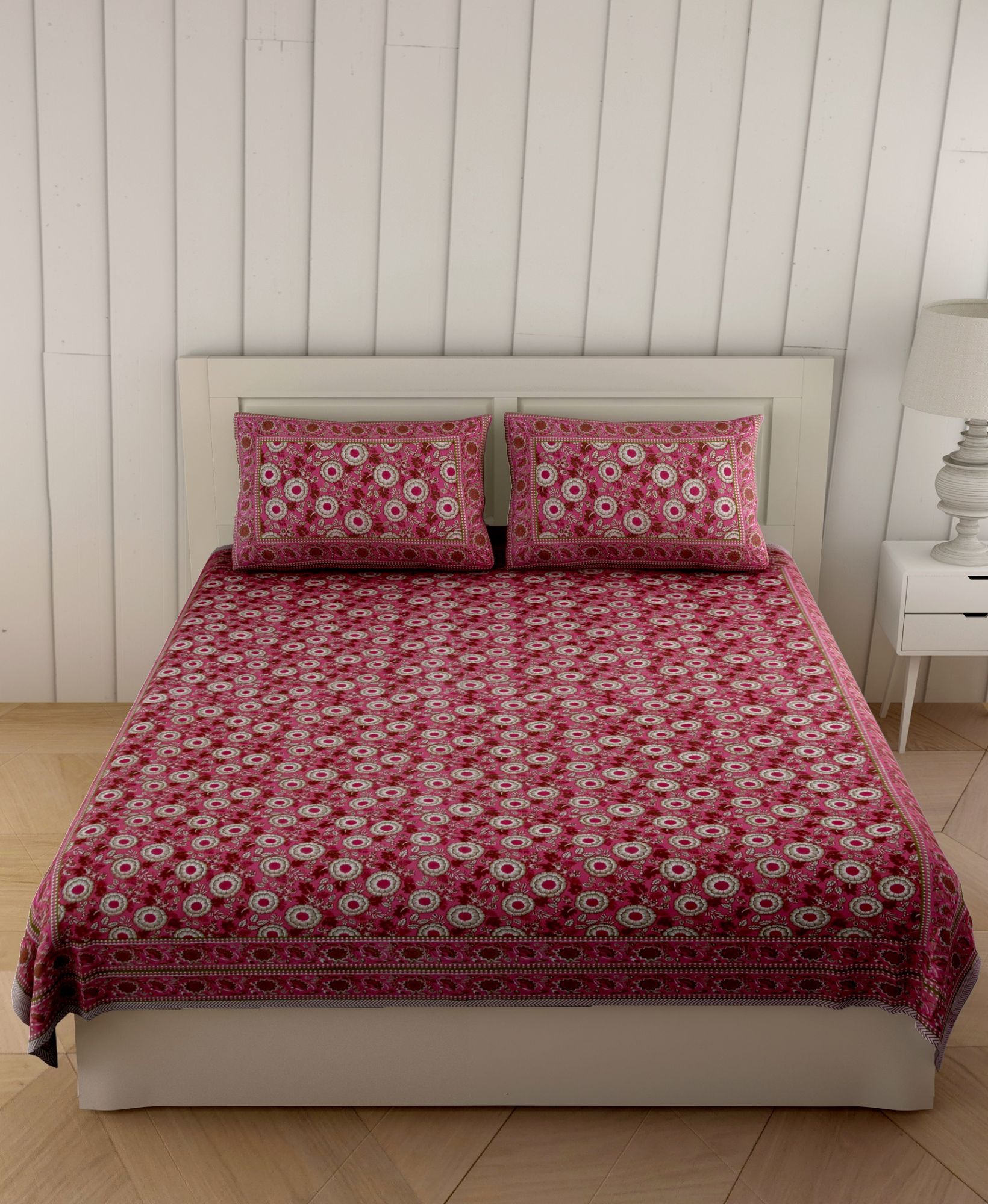 Sparkling Motif Double Bedsheet