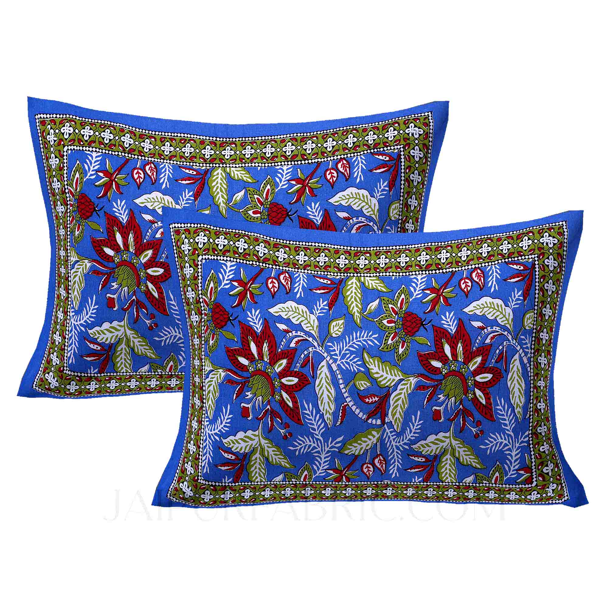 Blue Floral Garth Double Bedsheet