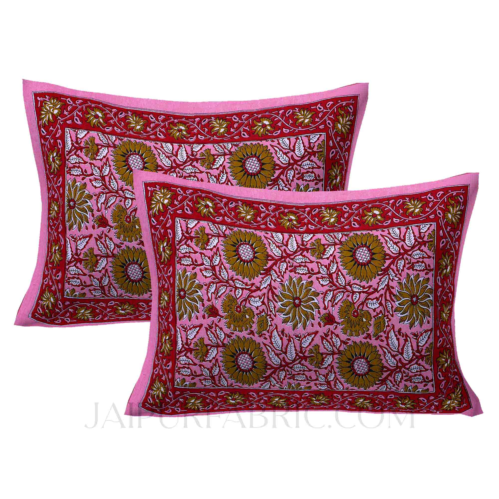 Pink Lovely Orchid Double Bedsheet