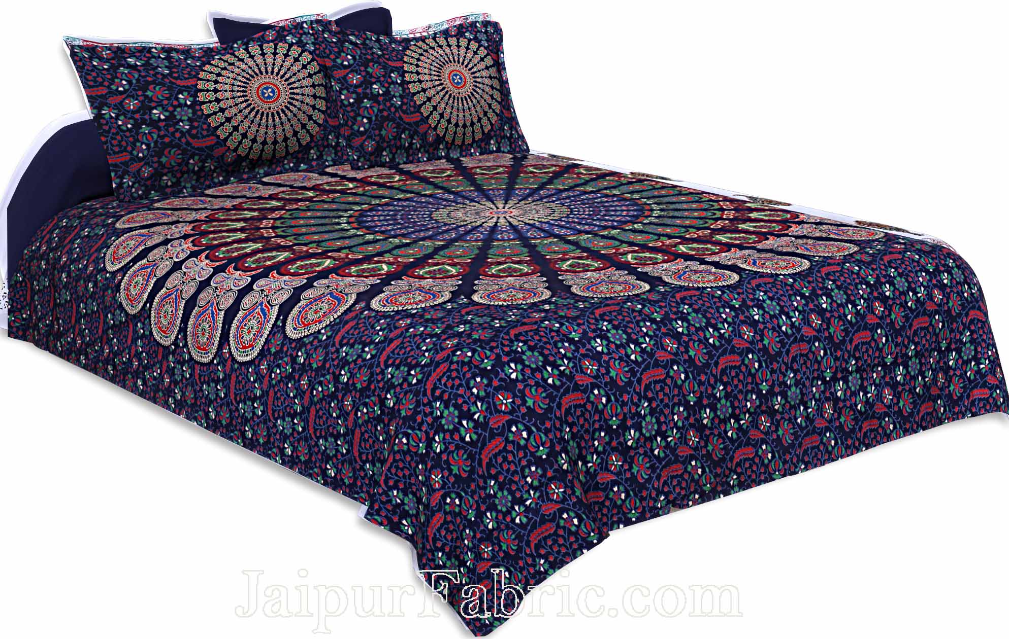 COMBO113 Beautiful Multicolor 4 Bedsheet + 8 Pillow Cover