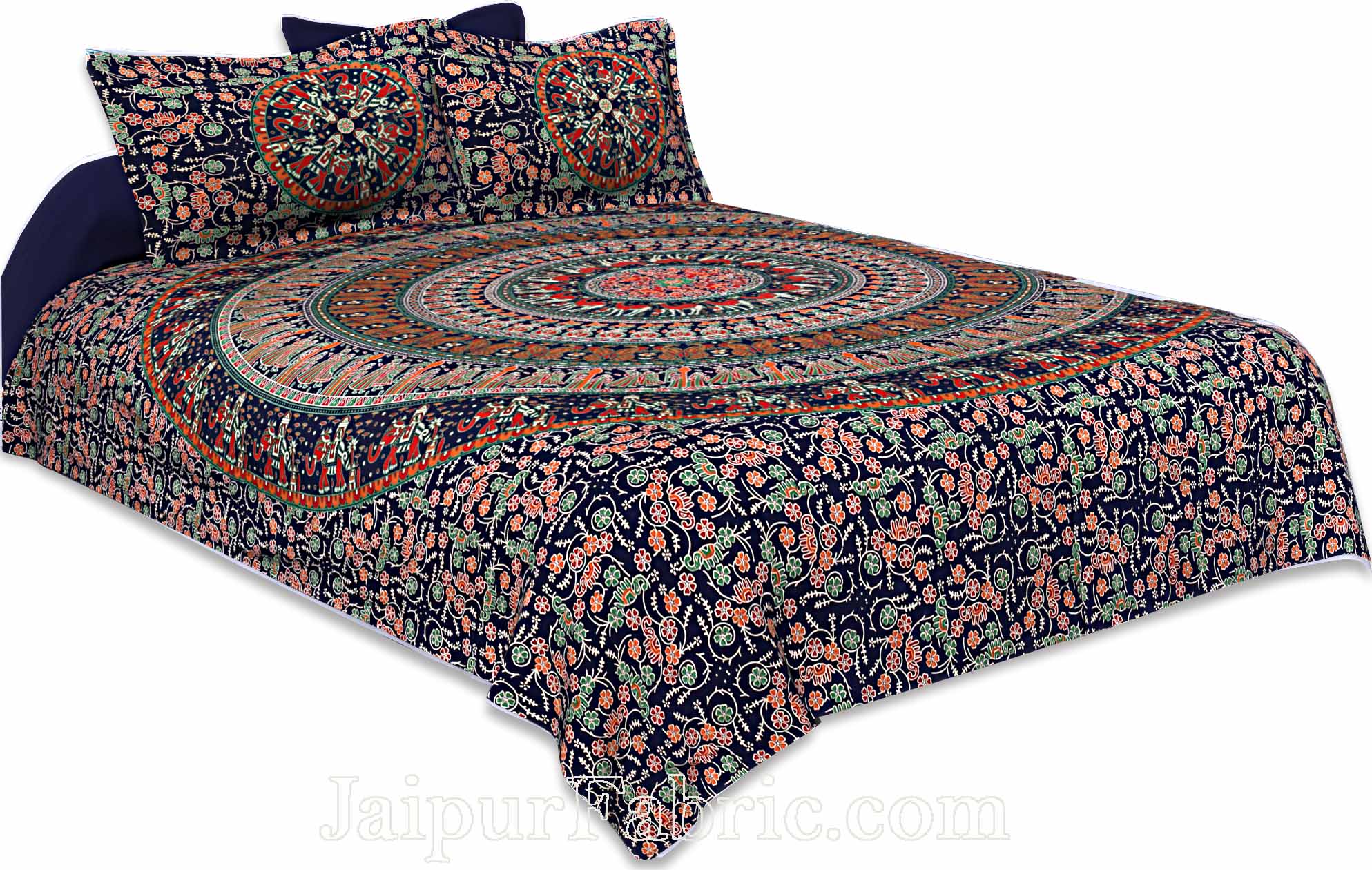 COMBO113 Beautiful Multicolor 4 Bedsheet + 8 Pillow Cover