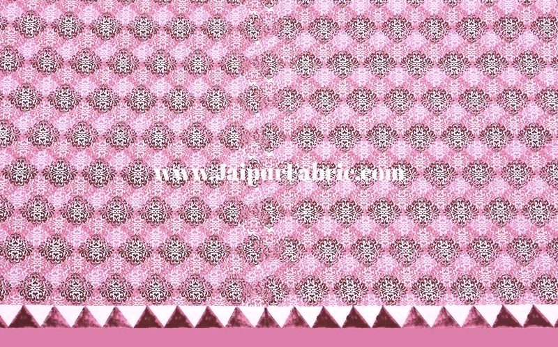 Traditional Delight Pink Double Bedsheet