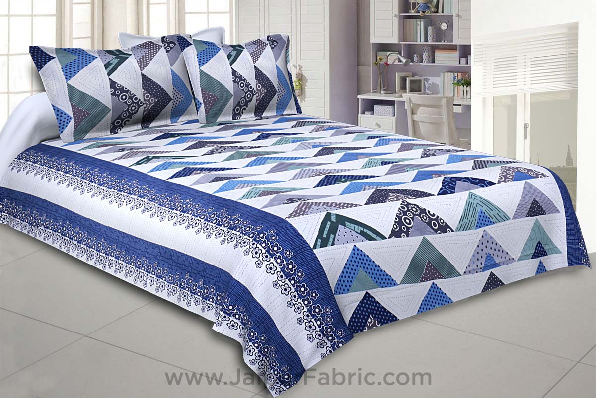 Keep it Up Blue Double Bedsheet