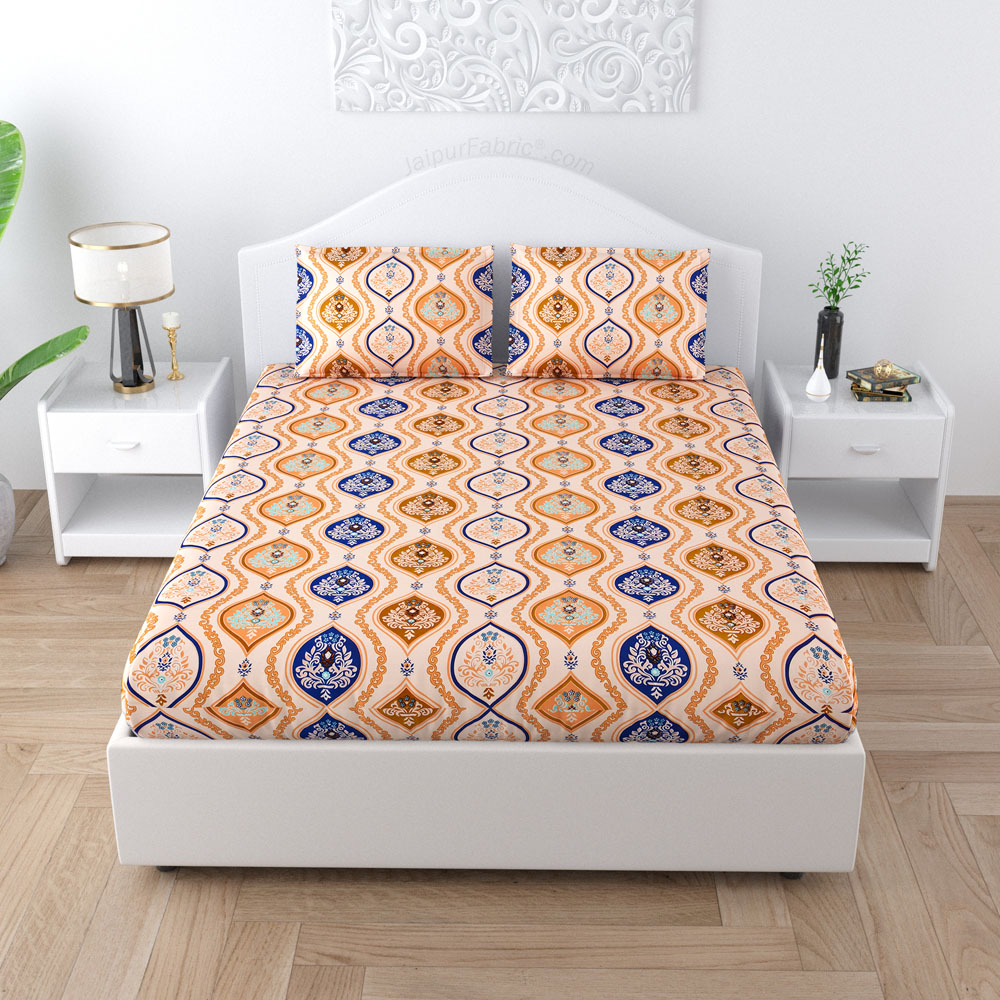 Unique Design Poly Cotton Double BedSheet