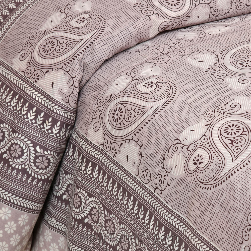 Paisley Art Tatva Jaipur Fabric Double Bed Sheet