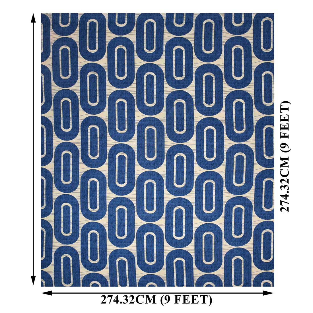 Groovy Blue Cotton Double Bedsheet