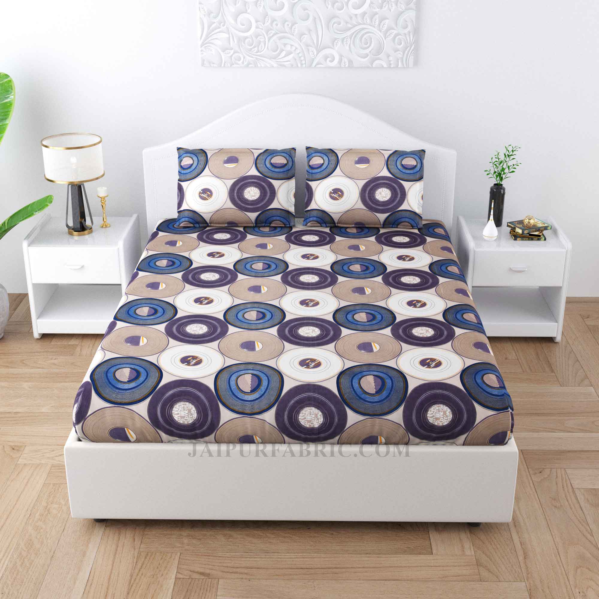 Charismatic Chakra Cotton Double Bedsheet