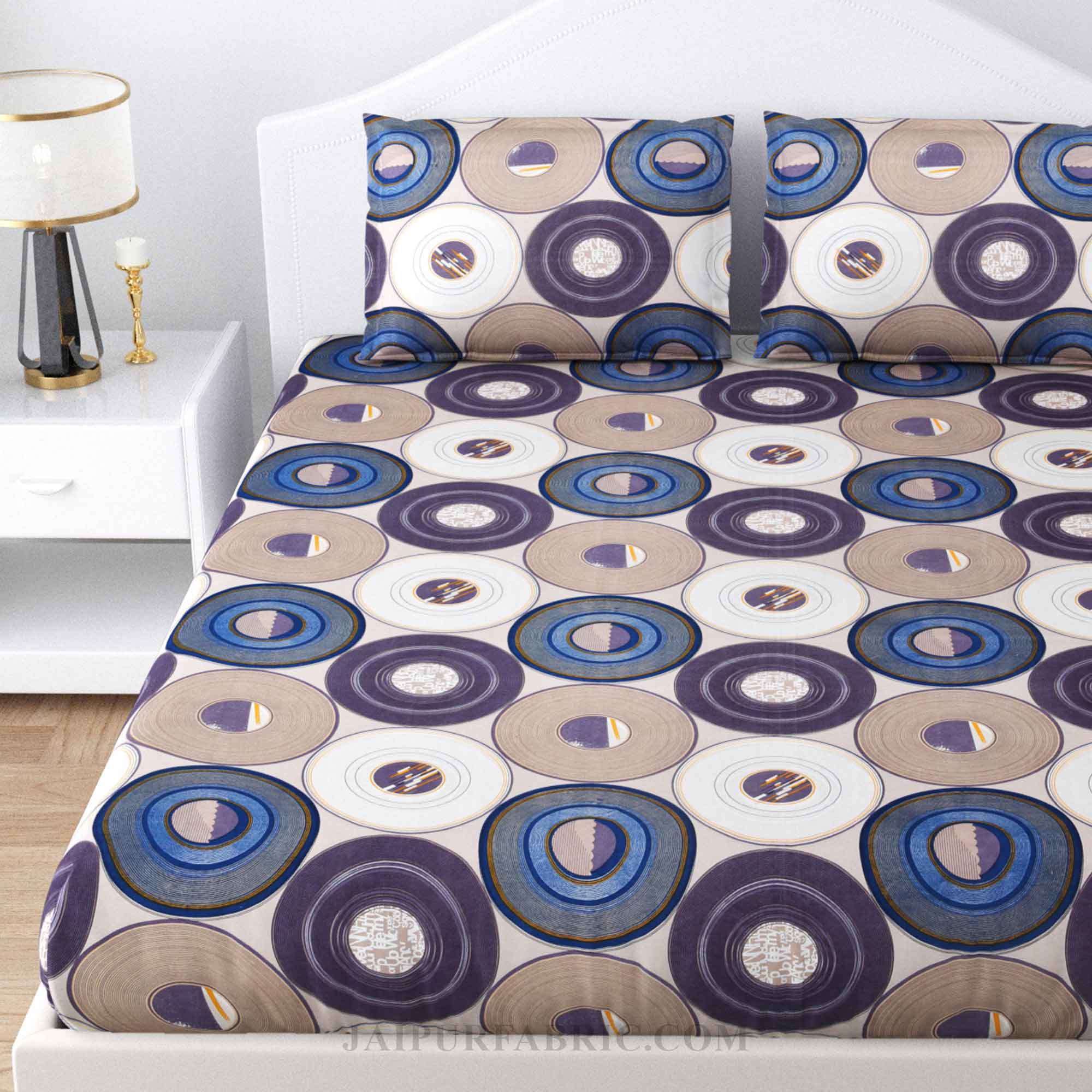 Charismatic Chakra Cotton Double Bedsheet